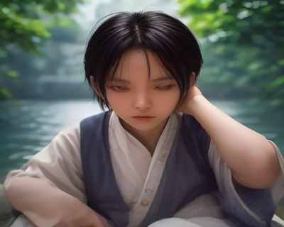 两位角色对视的书中插画风格配图，暖棕色调，象征调教文中主导方与被影响方之间的情感张力与博弈