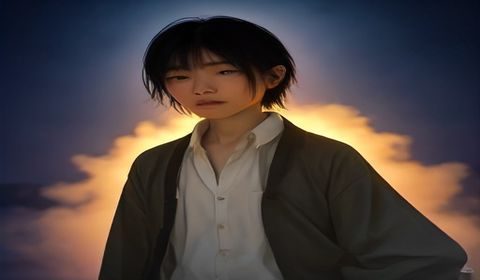 书桌上摊开的网络小说手稿，钢笔与便利贴散落其间，温暖灯光下展现调教文创作与阅读的氛围